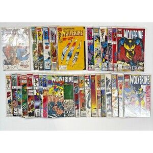 Wolverine Comic Book Lot #10, 50, 75, 100 plus more Hardcover Weapon X Book